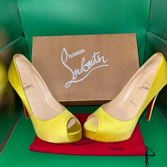 Lime green sale red bottoms